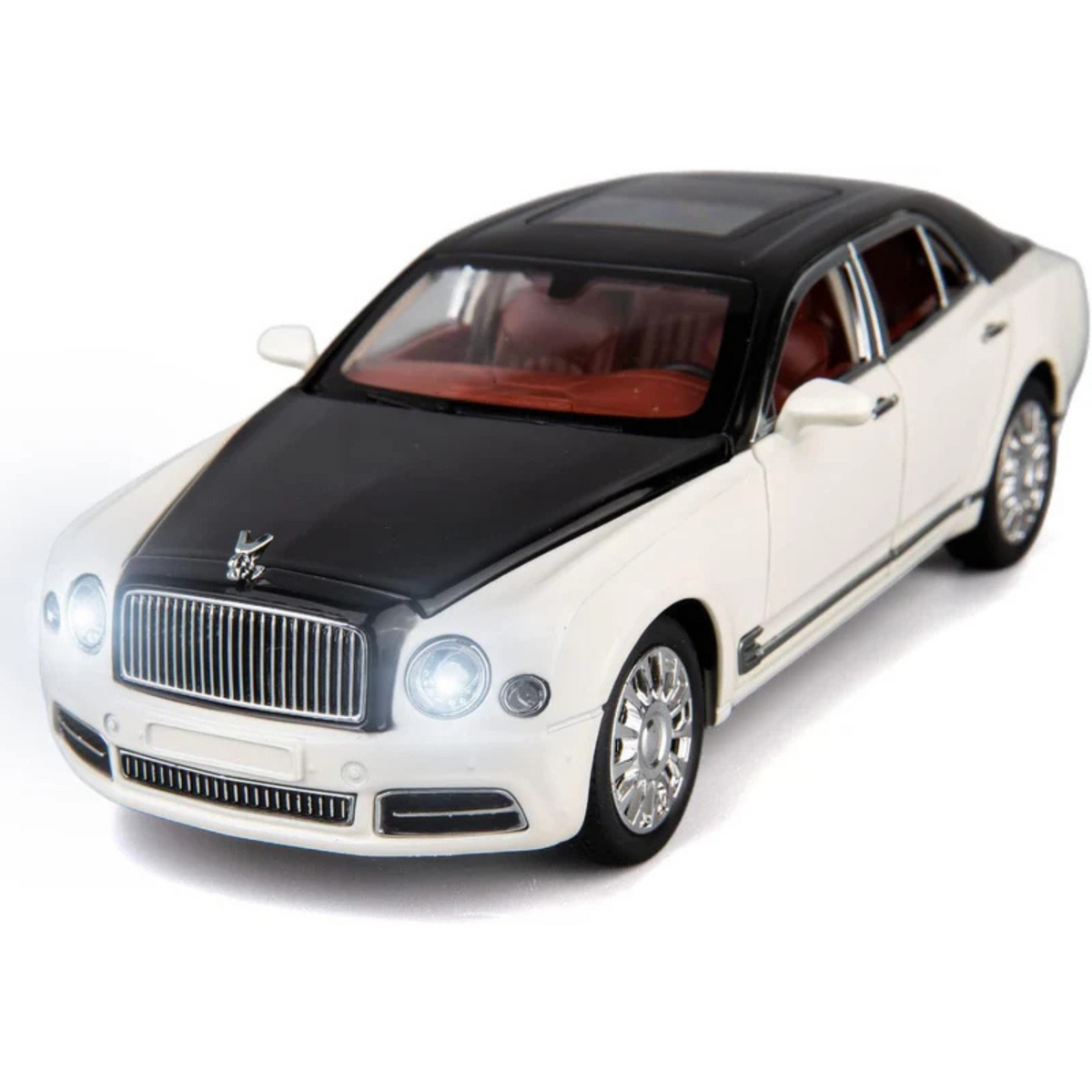 BENTLEY MULSANNE DIECAST METAL PULLBACK TOY CAR - SCALE 1:24 (21.5 X 7 X 5.5 CM)